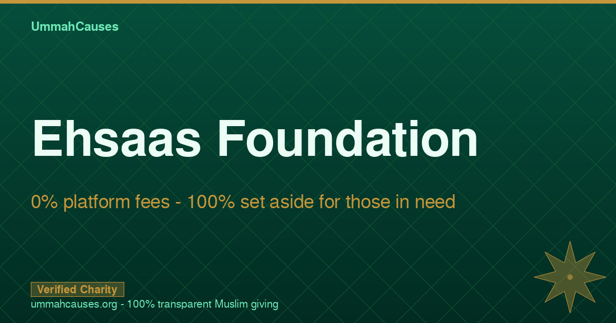 Ehsaas Foundation - UmmahCauses